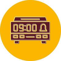 icono de vector de reloj digital