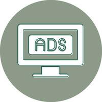 Ads Vector Icon