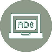 Ads Vector Icon