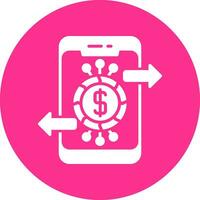 icono de vector de banca en línea