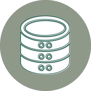 bases de datos vector icono