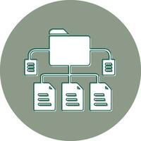 datos estructura vector icono