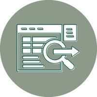 Data Query Vector Icon