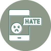 Hate Vector Icon