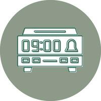 icono de vector de reloj digital