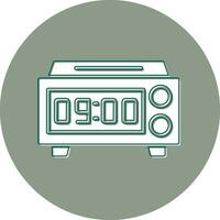 Digital Clock Vector Icon
