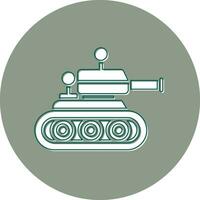 icono de vector de tanque