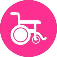 Wheel Chair Vector Icon