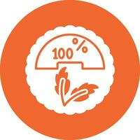 100 Percent Vector Icon