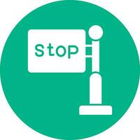 Stop Vector Icon