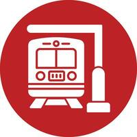 Train Station Vector Icon