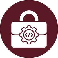 Office bag Vector Icon