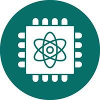 Quantum Computing Vector Icon