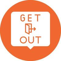 Get Out Vector Icon