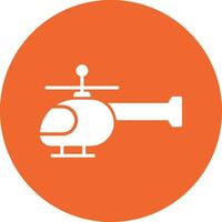 icono de vector de helicóptero