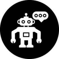 chatbot vector icono