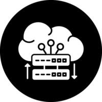 Cloud Server Vector Icon