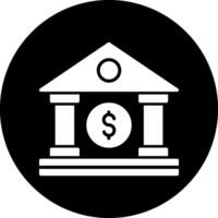 icono de vector de banco