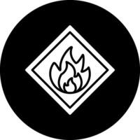 Flammable Vector Icon