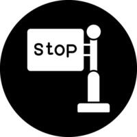 Stop Vector Icon