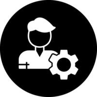 icono de vector de gerente de proyecto