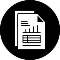 Data Report Vector Icon