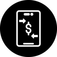 Online Money Transfer Vector Icon