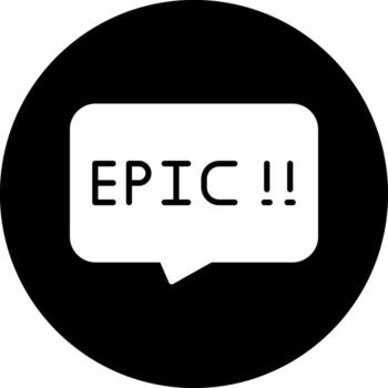 épico vector icono
