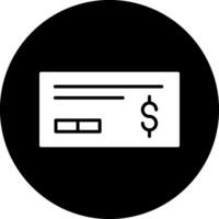 Cheque Vector Icon