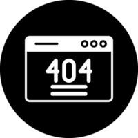 404 Error Vector Icon