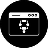 icono de vector de algoritmo