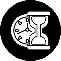 icono de vector de reloj de arena