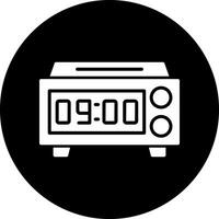 Digital Clock Vector Icon