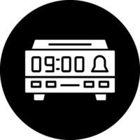 icono de vector de reloj digital