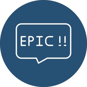 épico vector icono