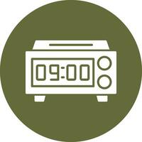 Digital Clock Vector Icon