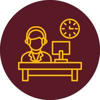 Business Hours Vector Icon