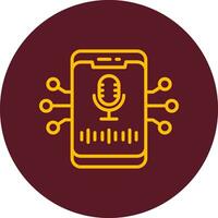 Voice Assistant Vector Icon