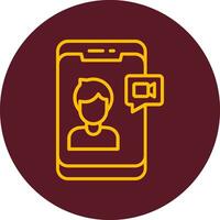 Video Call Vector Icon