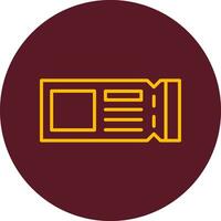 Ticket Vector Icon