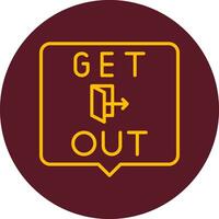 Get Out Vector Icon