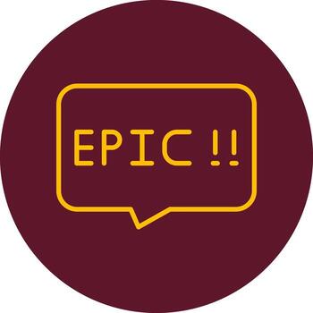 épico vector icono