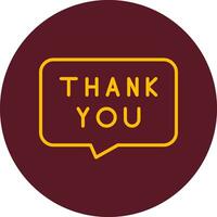 Thank You Vector Icon