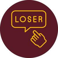 Loser Vector Icon