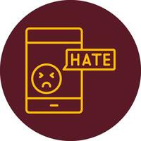 Hate Vector Icon