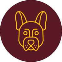 French Bulldog Vector Icon