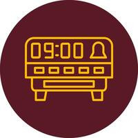 Digital Clock Vector Icon