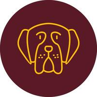 Mastiff Vector Icon