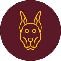 Doberman Vector Icon