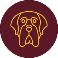 English Mastiff Vector Icon